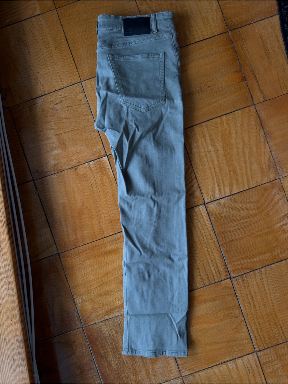 DL1961 Olive Sage Straight Leg Pants